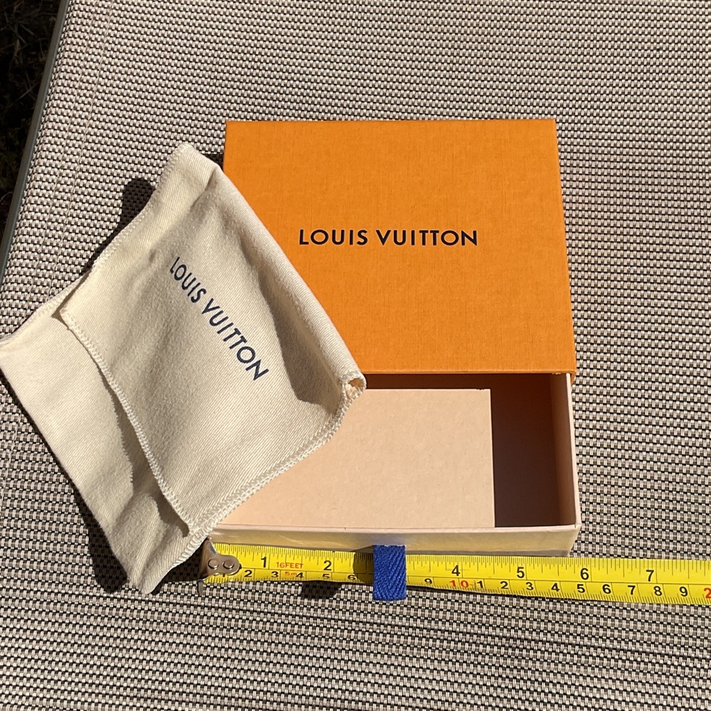 Louis Vuitton Orange Box with Cream Pouch